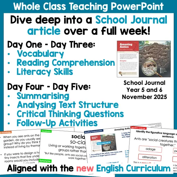 Amazing Antics School Journal Year 5-6 November 2025 Whole Class a Amazing Antics School Journal Year 5-6 November 2025 Whole Class a