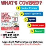 Daily Maths Phase One Set One During First Six Months a