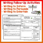 Mini beasts Year 4 Task Cards Digital Volume 1 c