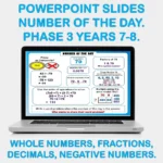 Number of the day Phase 3 Yrs7-8 A