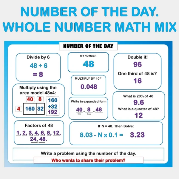 Number of the day Phase 3 Yrs7-8 B Number of the day Phase 3 Yrs7-8 B