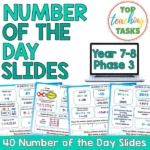 Number of the day phase 3 year 7-8