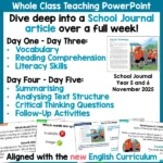 Pai Tū, Pai Hinga School Journal Year 5-6 November 2025 Whole Class a