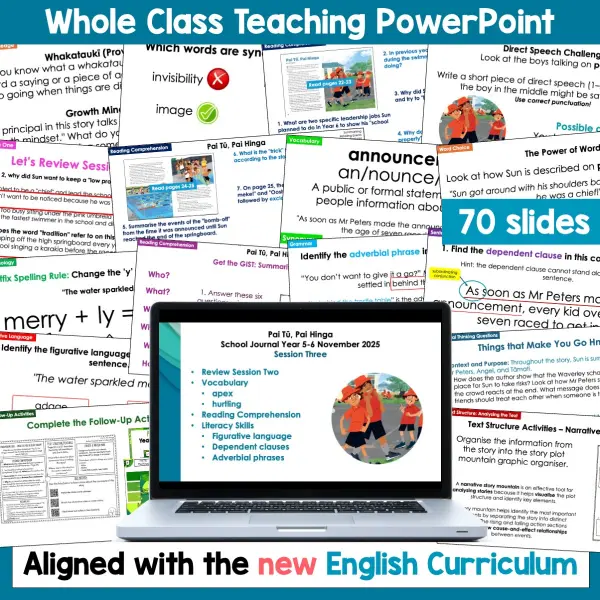 Pai Tū, Pai Hinga School Journal Year 5-6 November 2025 Whole Class b Pai Tū, Pai Hinga School Journal Year 5-6 November 2025 Whole Class b