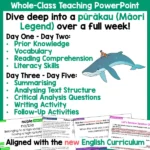 Paikea and the Whale Whole Class Reading and Writing a