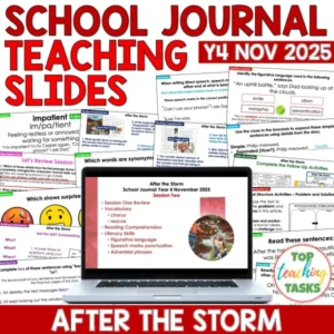 Whole Class School Journal Resource Year 4 - After the Storm