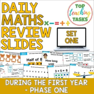 Daily Maths Reviews For Phase One: During The First Year