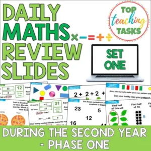 Daily Maths Review For Phase One: During The Second Year