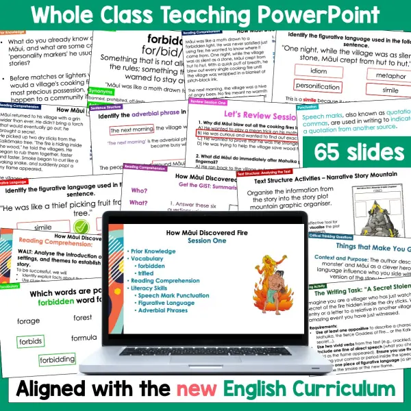 How Māui Discovered Fire Whole Class Reading and Writing b How Māui Discovered Fire Whole Class Reading and Writing b
