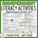 Independent Literacy Activities Year 5 Set One