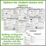 Independent Literacy Activities Year 5 Set One b