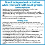 Independent Literacy Activities Year 8 Set One c