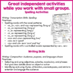 Independent Literacy Skills Activities Year 2 c