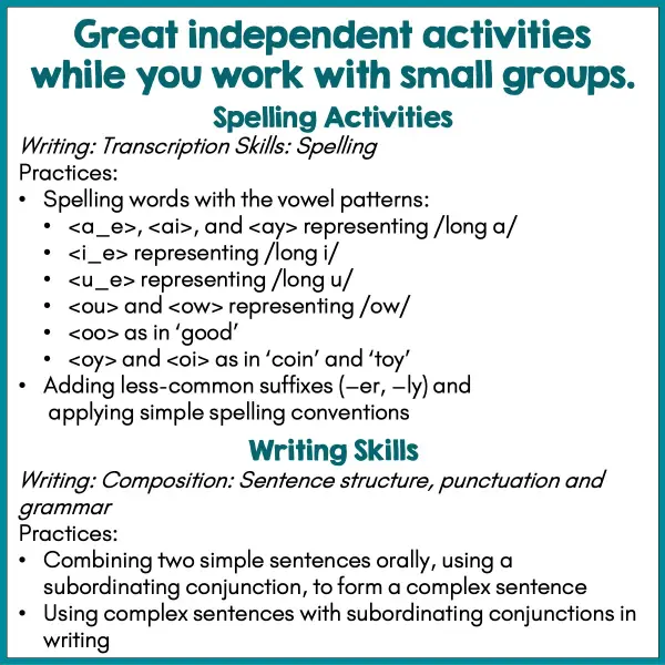 Independent Literacy Skills Activities Year 3 c Independent Literacy Skills Activities Year 3 c