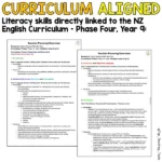 Year 9 Set One Daily Literacy Skills Planner e