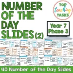 Number of the day phase 3 year 7 volume two