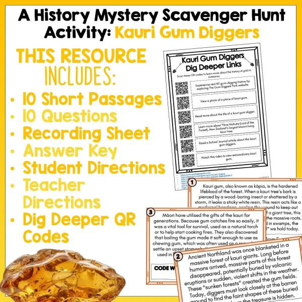 Kauri Gum History Mystery a Kauri Gum History Mystery a
