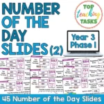 Number of the day phase 1 year 3 set 2