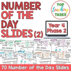 Number of the Day Slides – Year 4 Math Warm-Ups (Phase 2)
