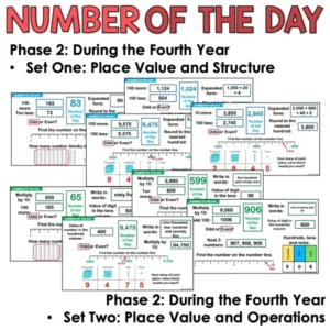 Number of the day phase 2 year 4 set 2 a