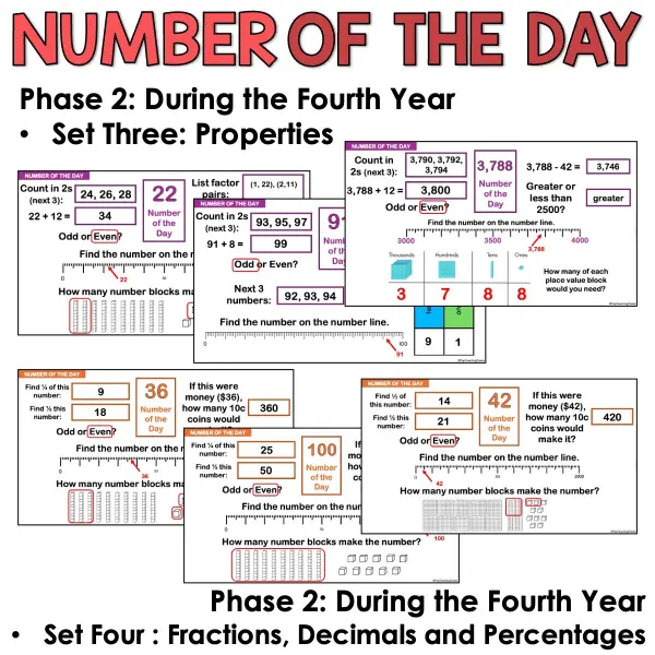 Number of the day phase 2 year 4 set 2 b Number of the day phase 2 year 4 set 2 b