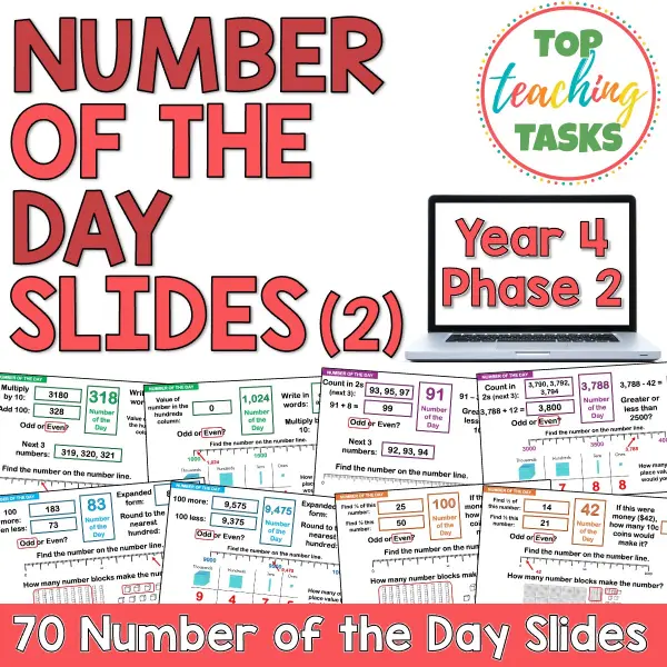 Number of the day phase 2 year 4 set 2