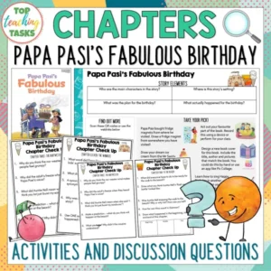 Chapters Papa Pasi's Fabulous Birthday Activities and Discussion Questions