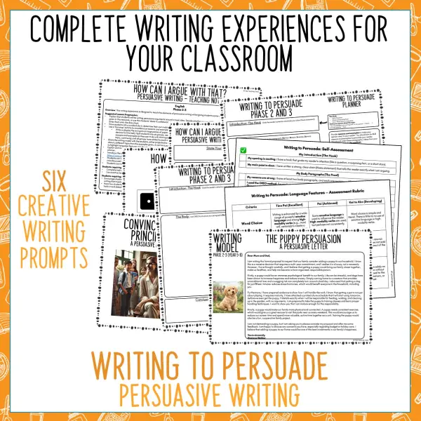 Persuasive Writing Experiences Phase 2 and 3 a Persuasive Writing Experiences Phase 2 and 3 a