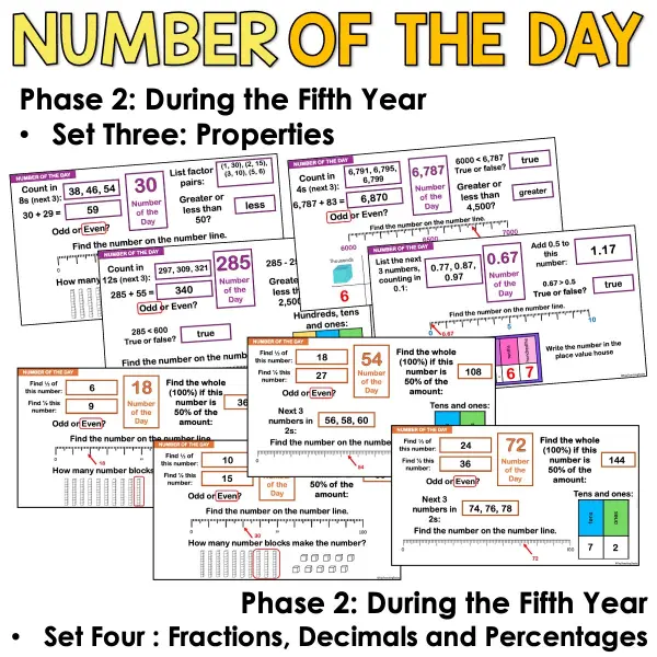 Preview Number of the day phase 2 year 5 set 2 b Preview Number of the day phase 2 year 5 set 2 b