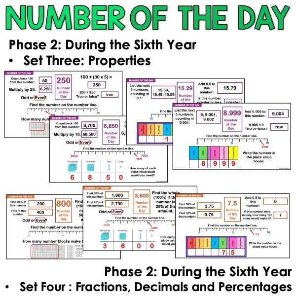 Preview Number of the day phase 2 year 6 set 2 b Preview Number of the day phase 2 year 6 set 2 b