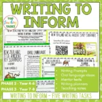 Writing to Inform Writing Experiences Phase 2 and 3