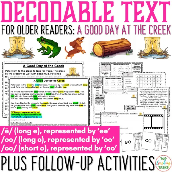 A Good Day at the Creek Decodable Text and Activities for Older Readers A Good Day at the Creek Decodable Text and Activities for Older Readers