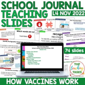 Whole Class School Journal Resource - Year 7 and 8 How Vaccines Work