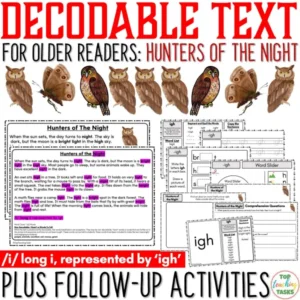 Decodable Text for Older Readers: Hunters of the Night