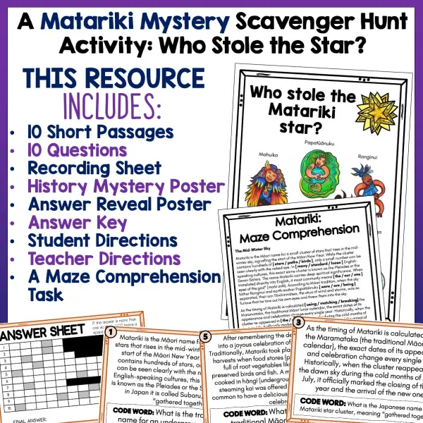 The Matariki Mystery a The Matariki Mystery a