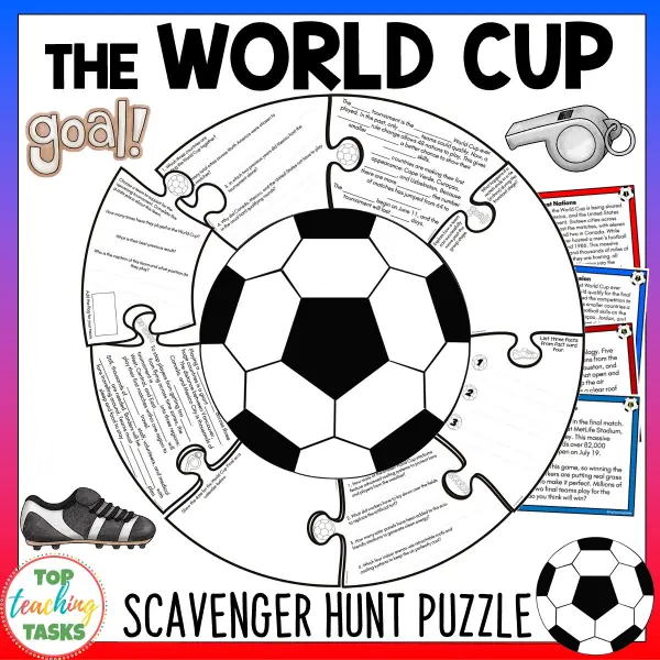 The World Cup Scavenger Hunt Puzzle The World Cup Scavenger Hunt Puzzle