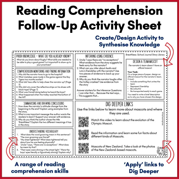 Breathless Story Library Activities a Breathless Story Library Activities a