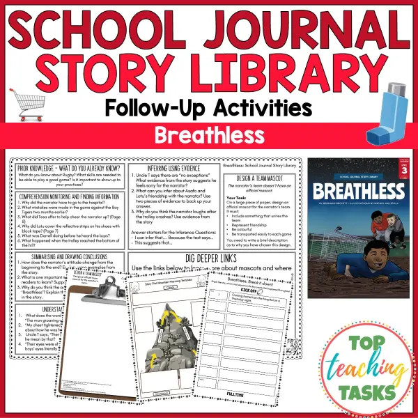 Breathless Story Library Activities Breathless Story Library Activities