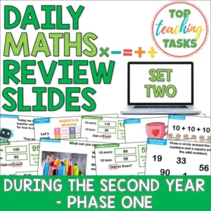 Daily Maths Review For Phase One: During The Second Year Set Two