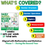 Daily Maths Phase One Set Two During Second Year a