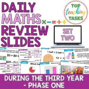 Daily Maths Review For Phase One: During The Third Year (Set Two)