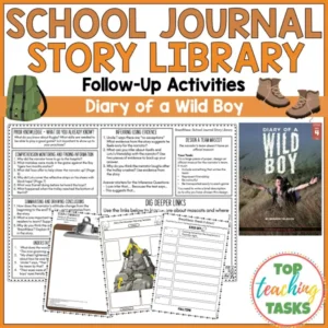 School Journal Story Library Activities - Diary of a Wild Boy