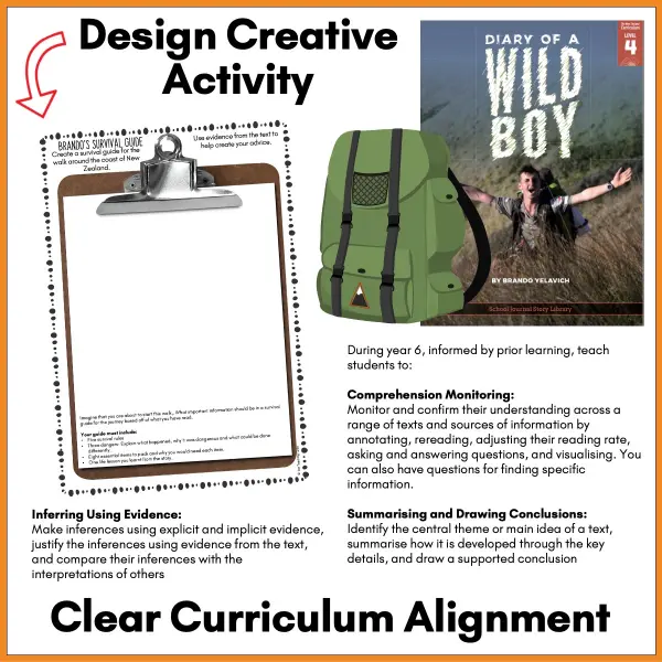 Diary of a Wild Boy Story Library Activities c Diary of a Wild Boy Story Library Activities c