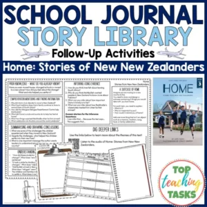 School Journal Story Library Activities Home: Stories from New New Zealanders