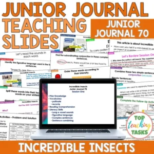 Whole Class Junior Journal 70 Resource Year 3: Incredible Insects
