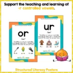 Phonological awareness activities r-controlled vowels b