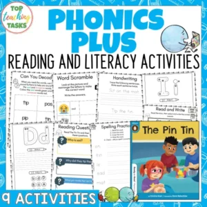 The Pin Tin Ready to Read Phonics Plus Kākano Seed Activities