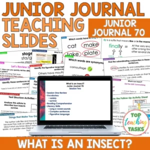 Whole Class Junior Journal 70 Resource Year 3: What is an Insect?