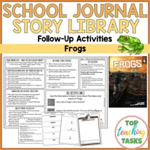 School Journal Story Library Activities: Frogs