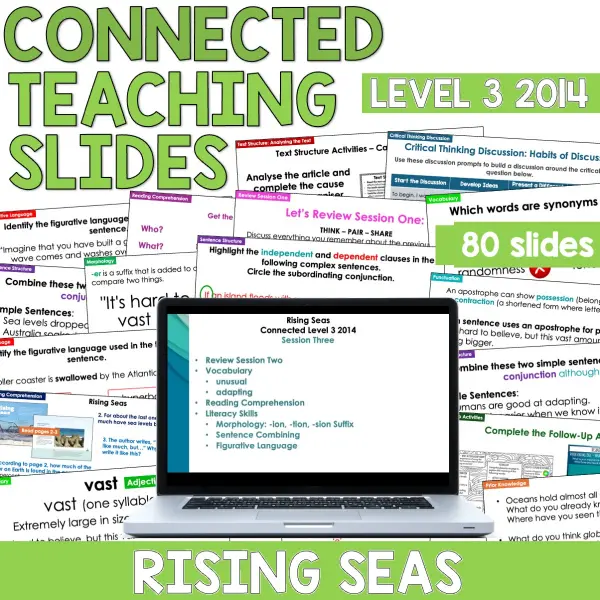 Rising Seas Connected 2014 Level 3 Whole Class Rising Seas Connected 2014 Level 3 Whole Class